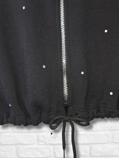 Dodgers HK Crop Zip-Up Sweatshirt
