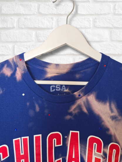 Chicago Cubs Crop Top- Large