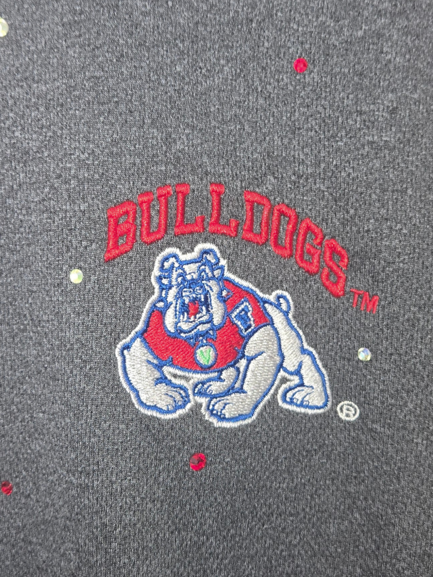 Fresno State Bulldogs Crop Pullover- Small