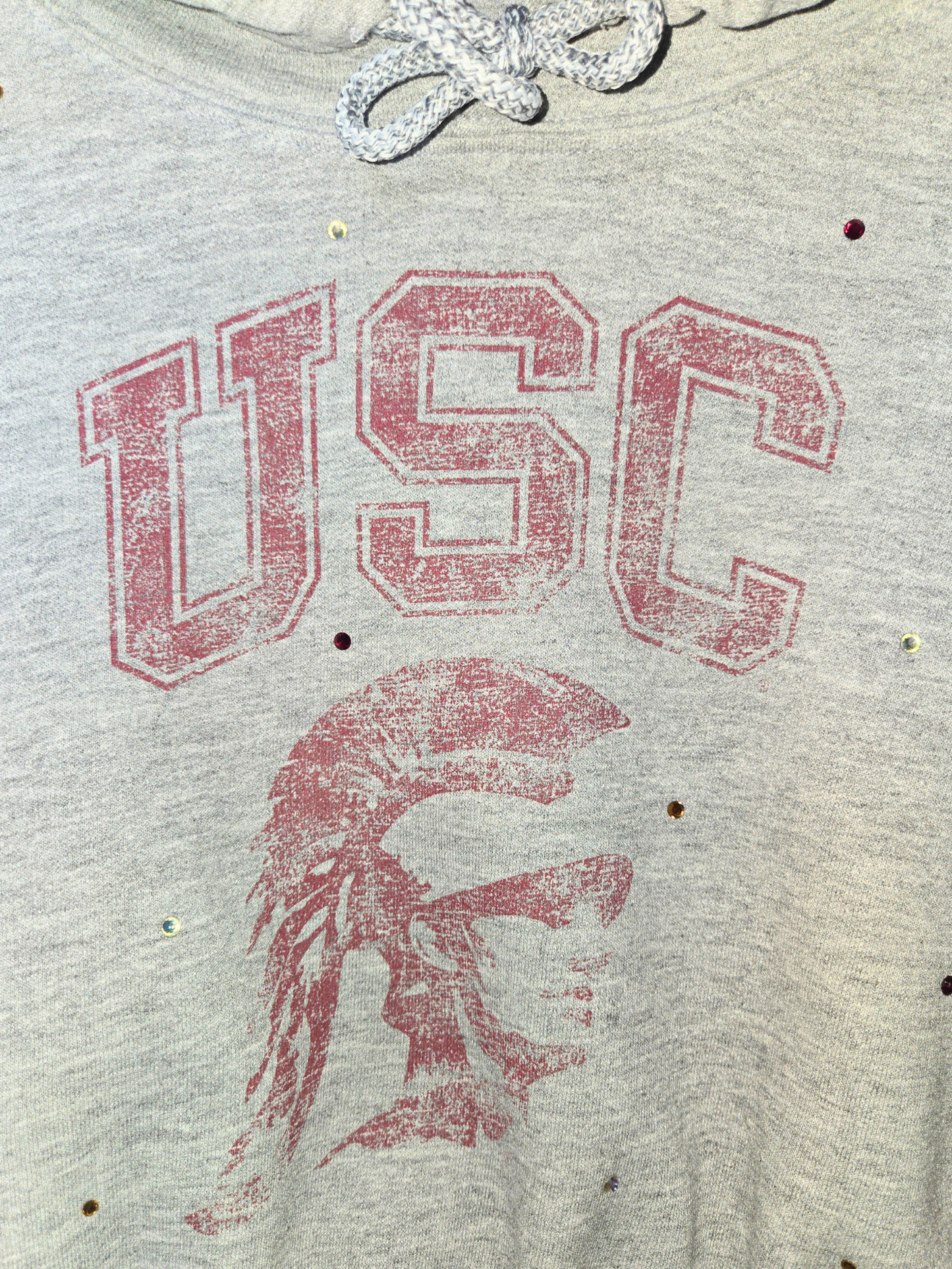 USC Trojans Crop Hoodie- Small