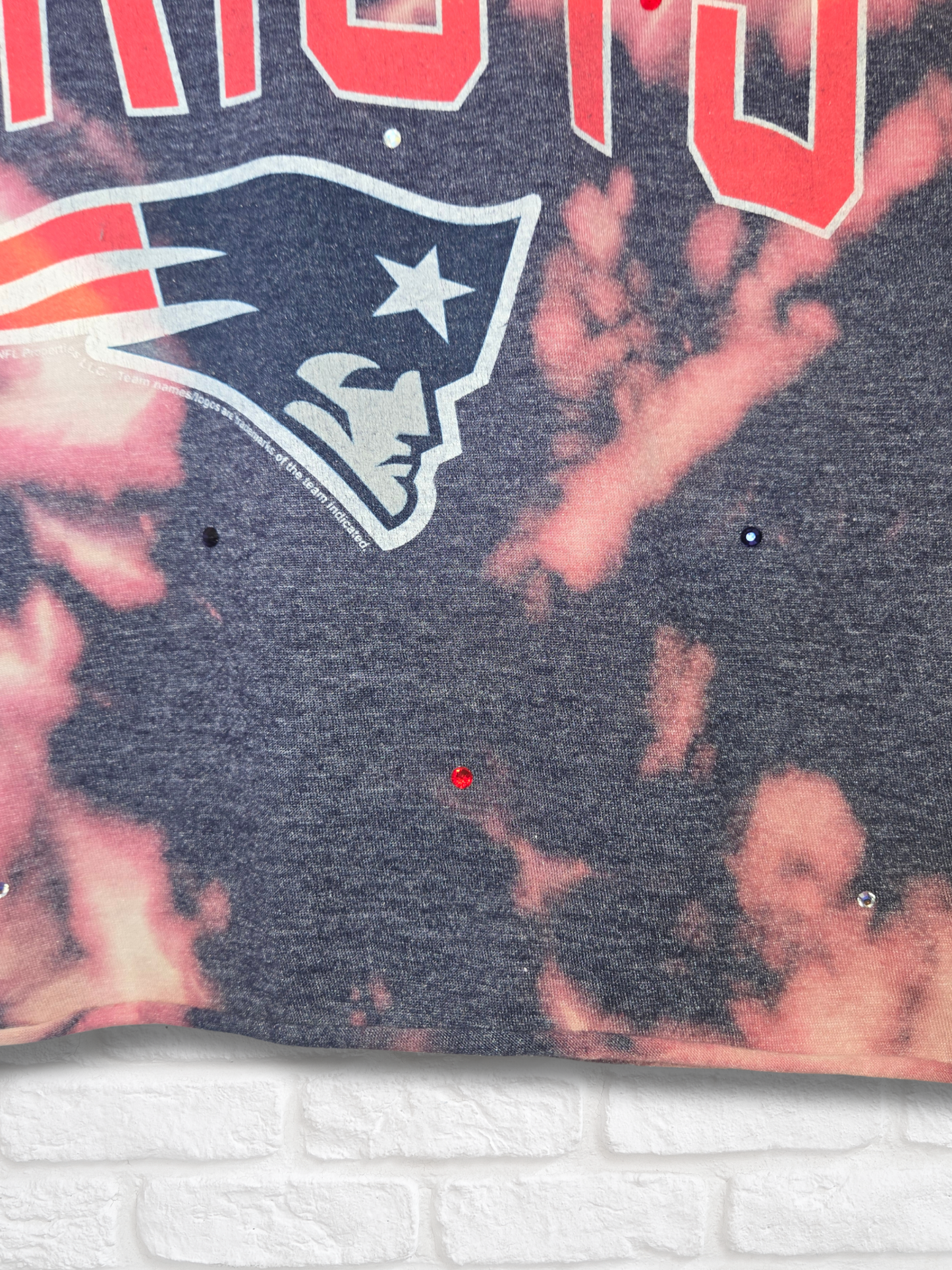 New England Patriots Crop Top- Small
