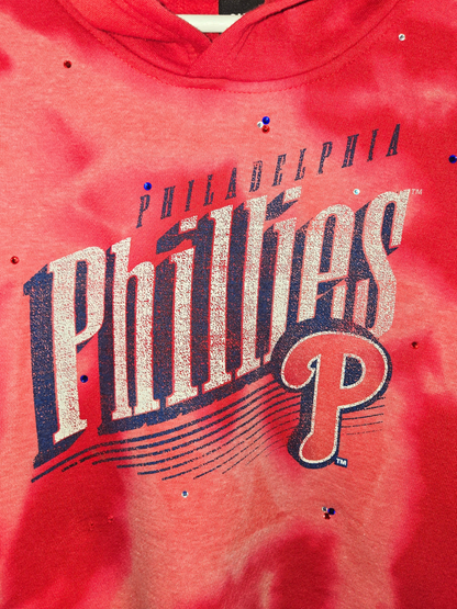 Philadelphia Phillies Crop Hoodie - Small