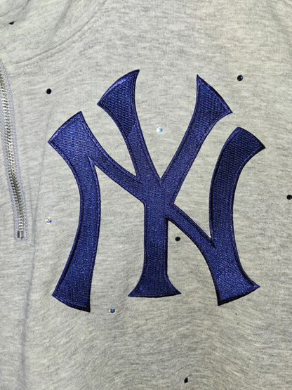 New York Yankees Crop Sweatshirt-Medium
