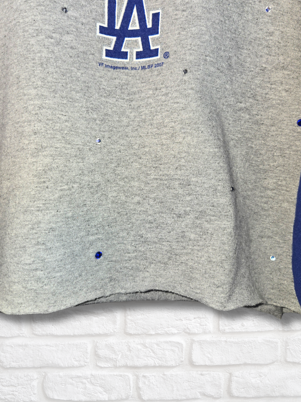 Los Angeles Dodgers Crop Top  -Small