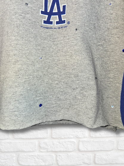 Los Angeles Dodgers Crop Top  -Small