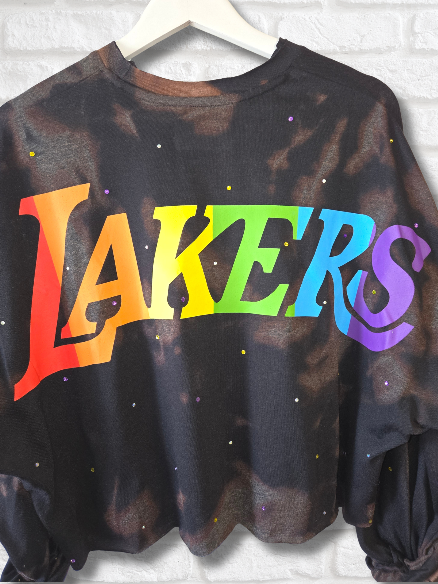 Los Angeles Lakers Pride Crop Top- XL
