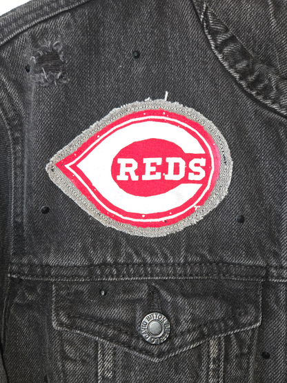 Cincinnati Reds Crop Jacket- Medium