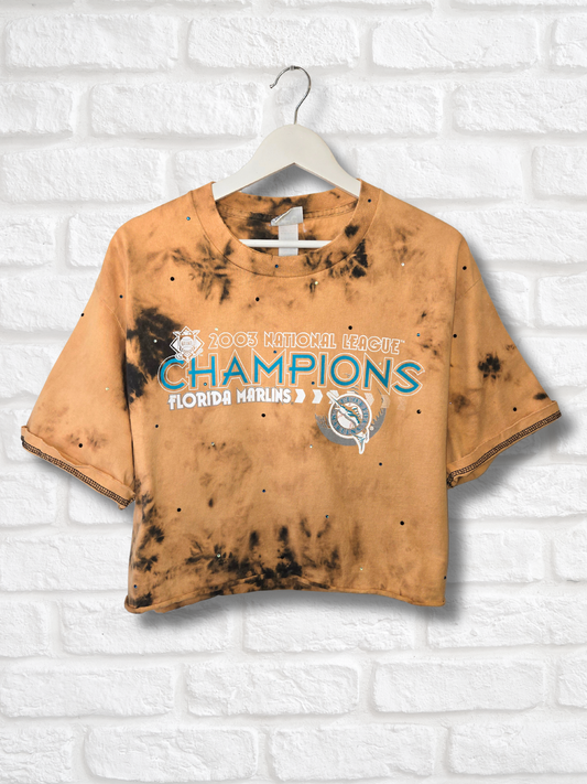 Miami Marlins Crop Top - Large