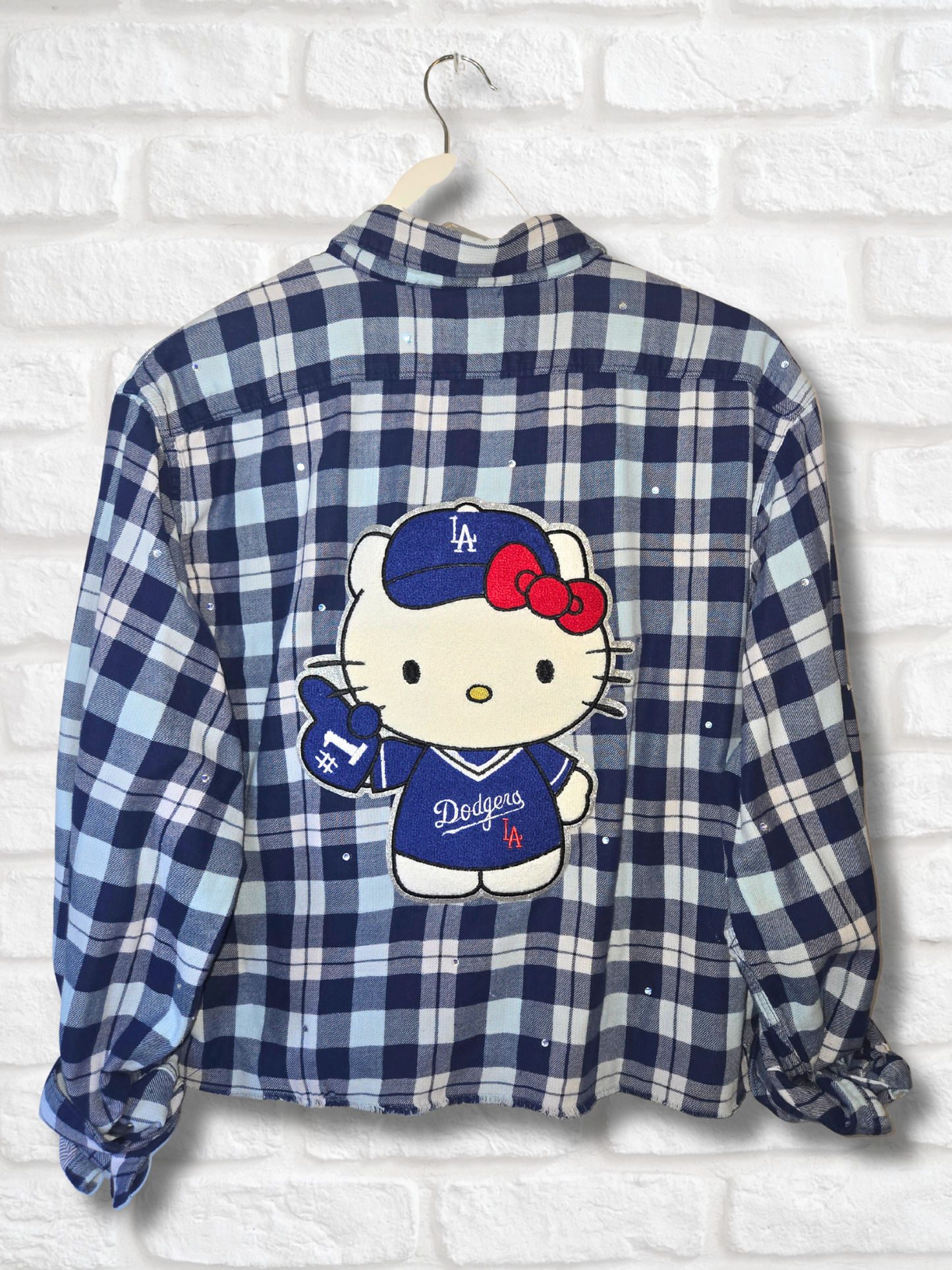 Los Angeles Dodgers HK Crop Flannel