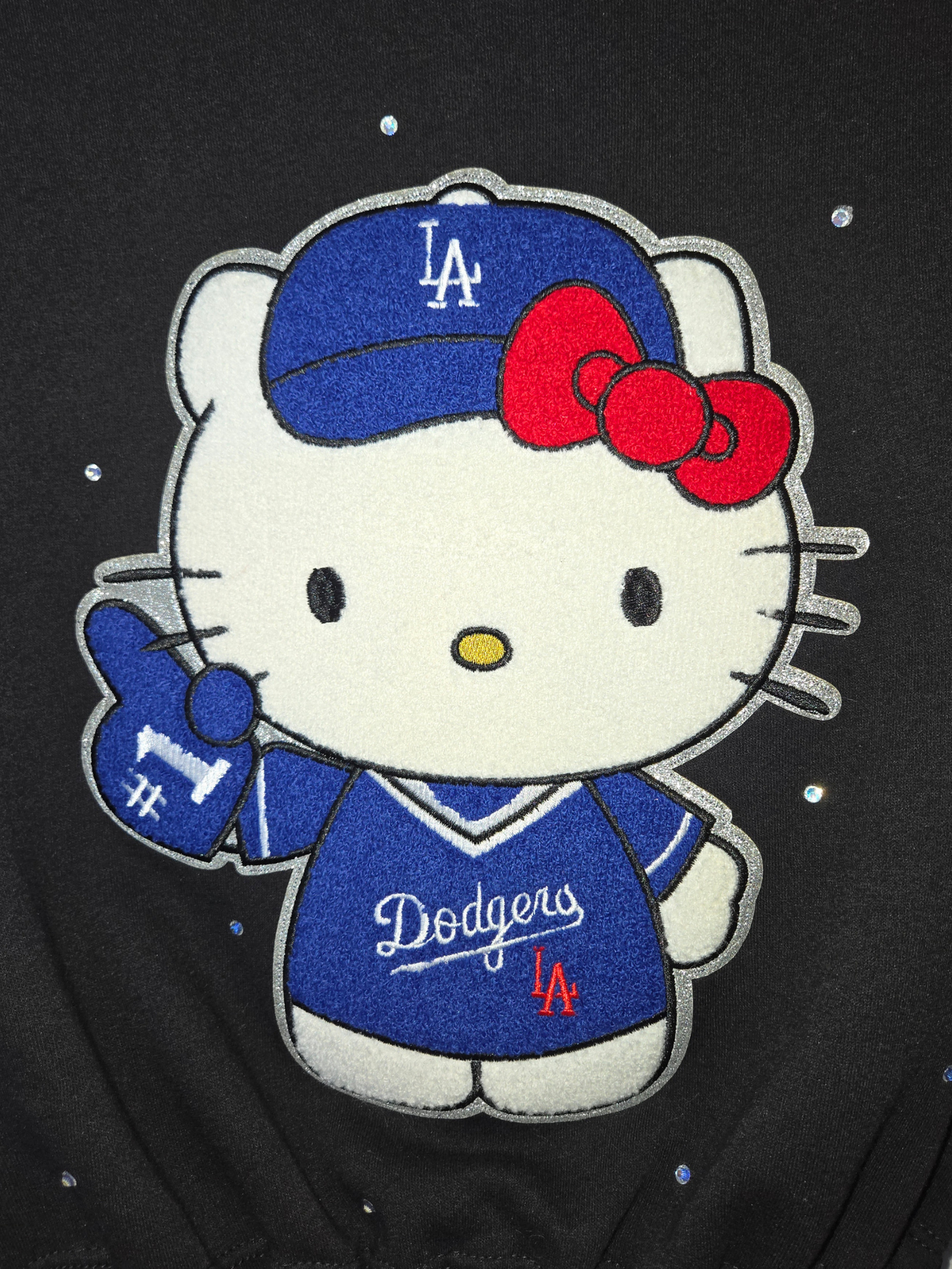 Dodgers HK Crop Zip-Up Sweatshirt
