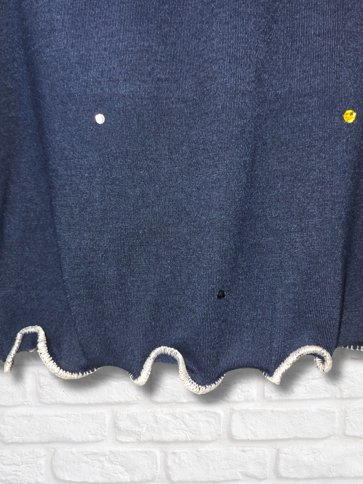 Milwaukee Brewers Ruffle Crop Top - Medium