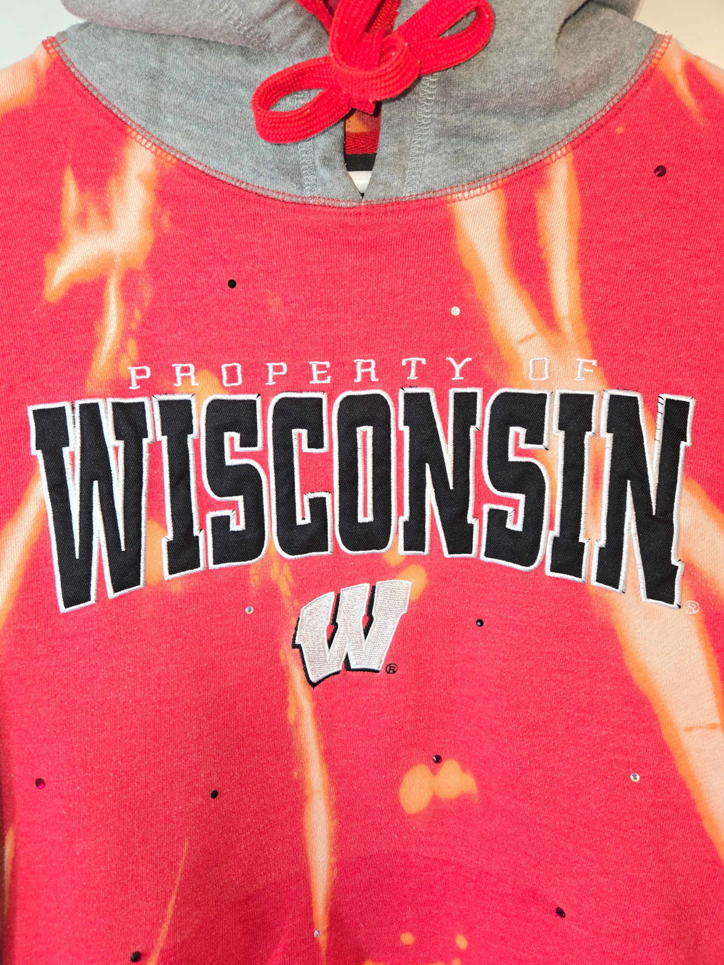 Wisconsin Badgers Crop Hoodie