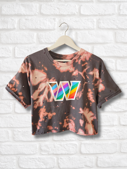 Washington Commanders Pride Crop Top- Large
