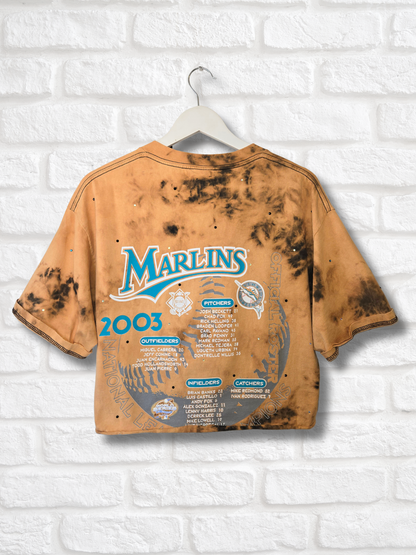Miami Marlins Crop Top - Large