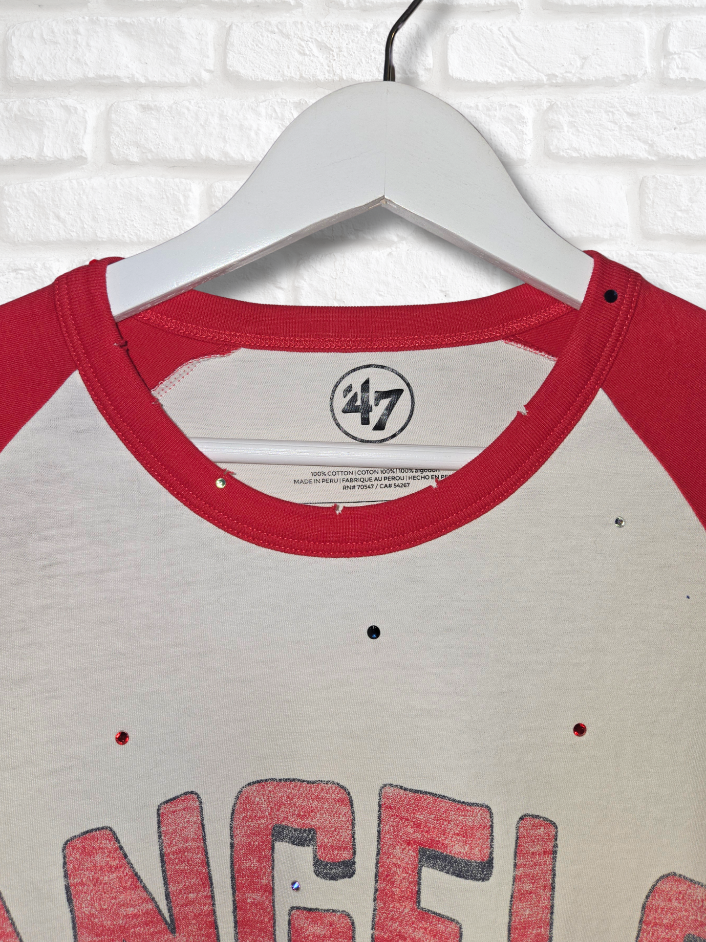 Los Angeles Angels Crop Top- Large