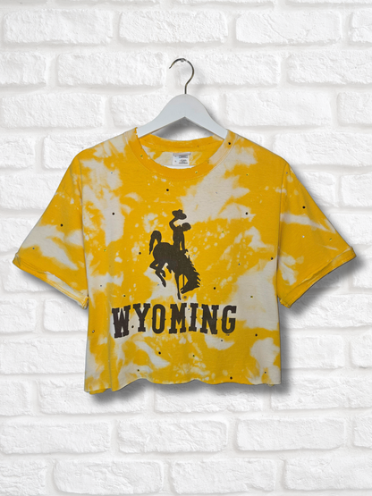 Wyoming Cowboys Crop Top- Large