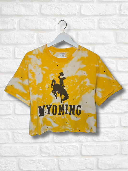 Wyoming Cowboys Crop Top- Large