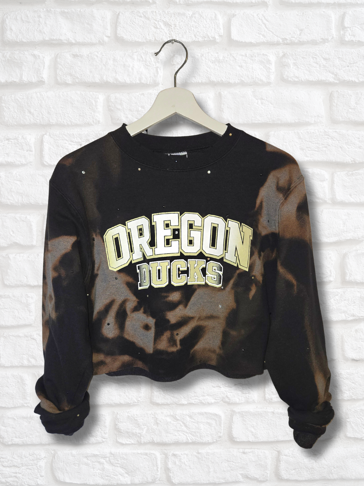 Oregon Ducks Crop Sweatshirt- Small