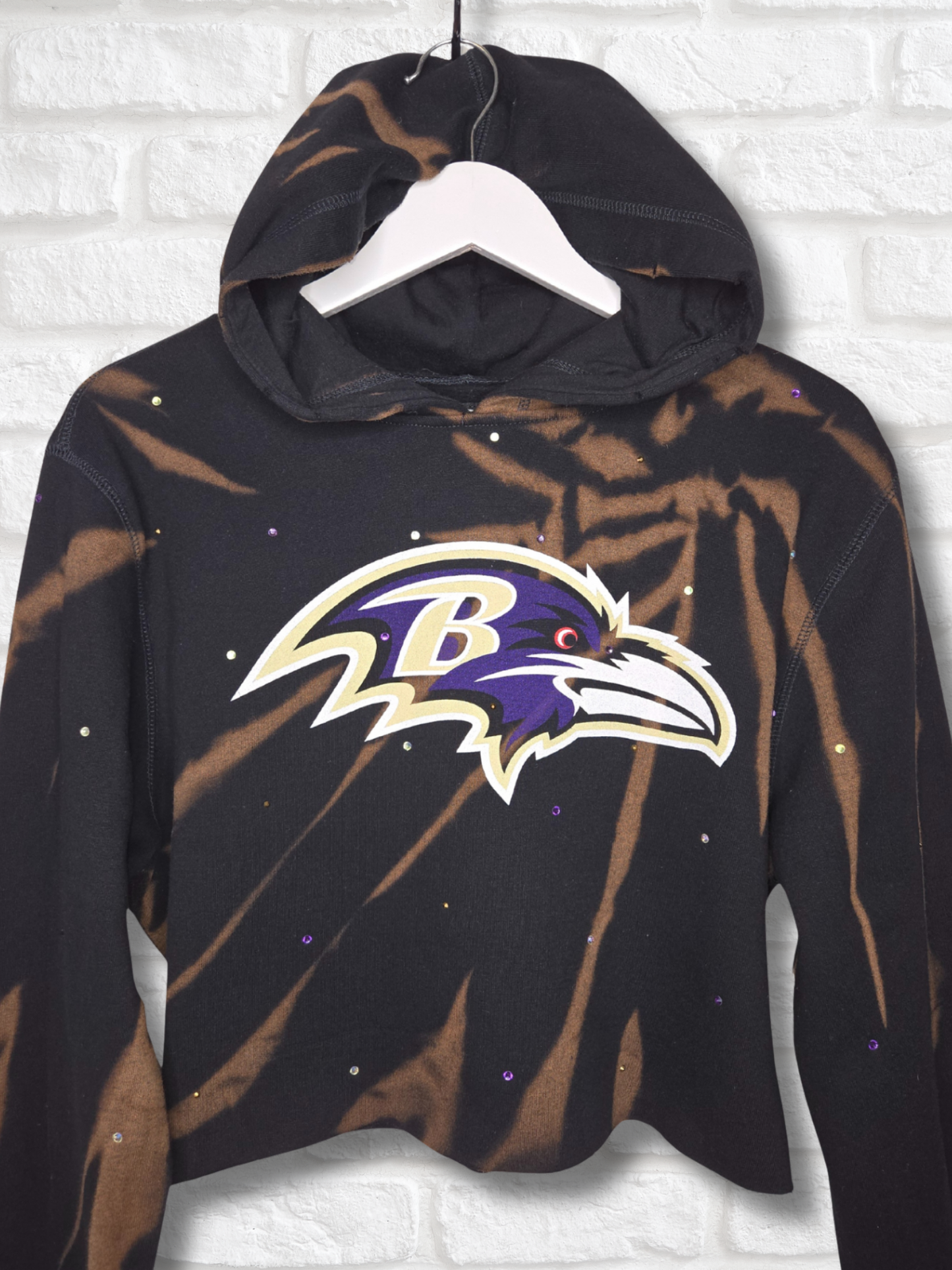 Baltimore Ravens Crop Hoodie