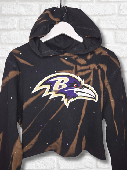 Baltimore Ravens Crop Hoodie