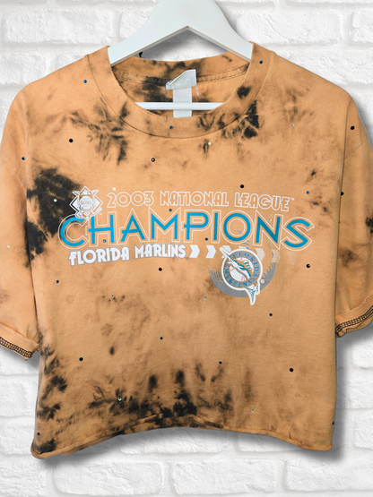 Miami Marlins Crop Top - Large