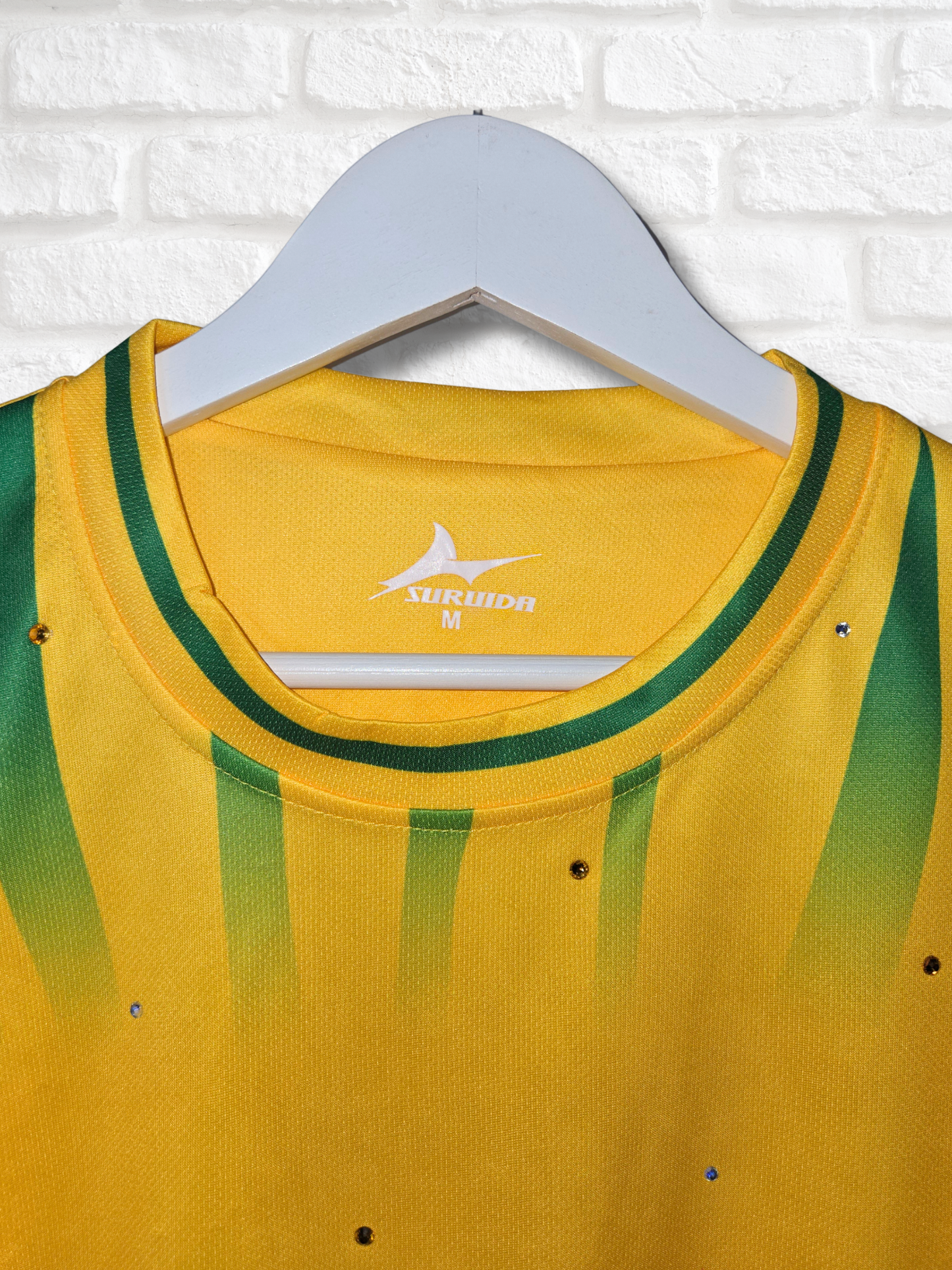 Team Brazil Ruffle Crop Top