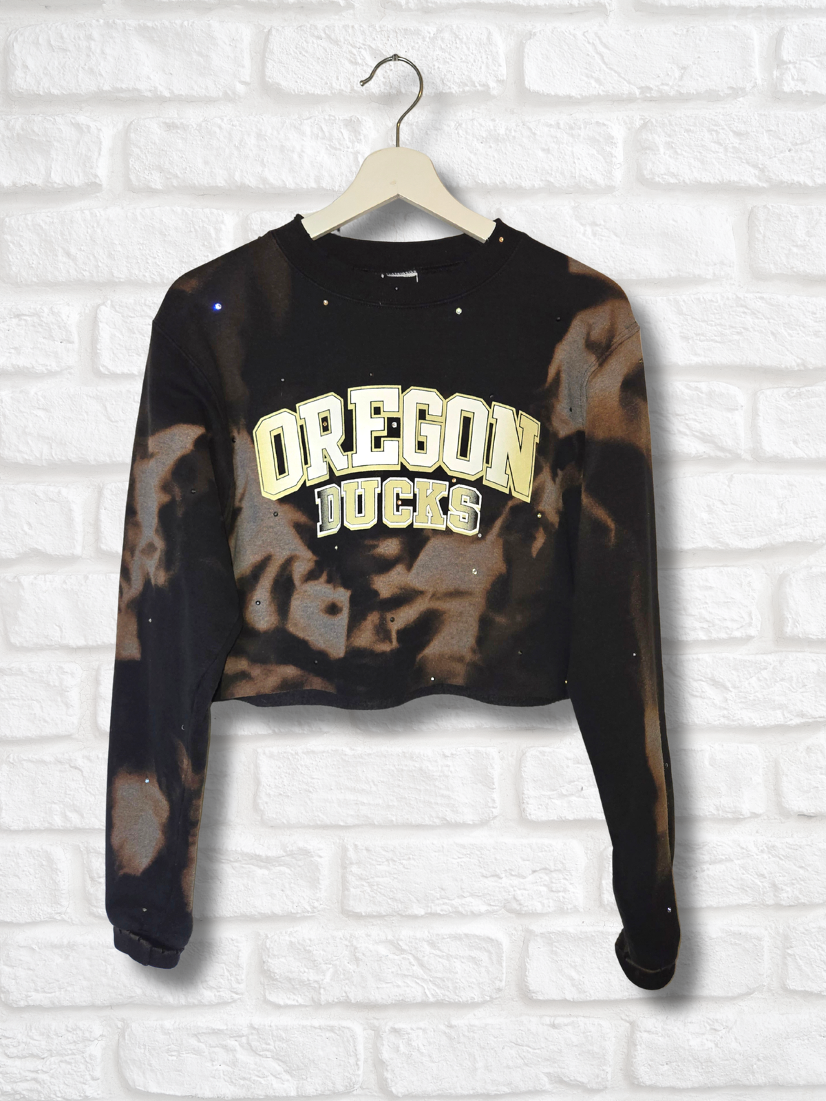 Oregon Ducks Crop Sweatshirt- Small