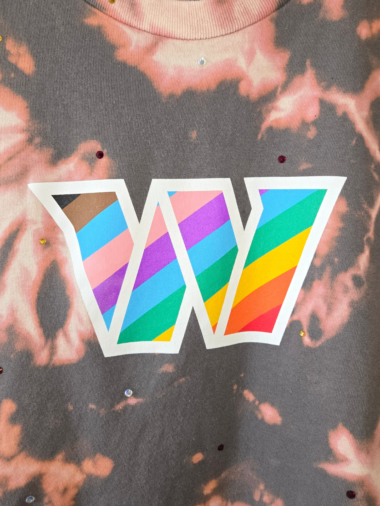 Washington Commanders Pride Crop Top- Large