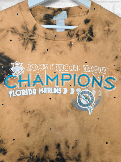 Miami Marlins Crop Top - Large
