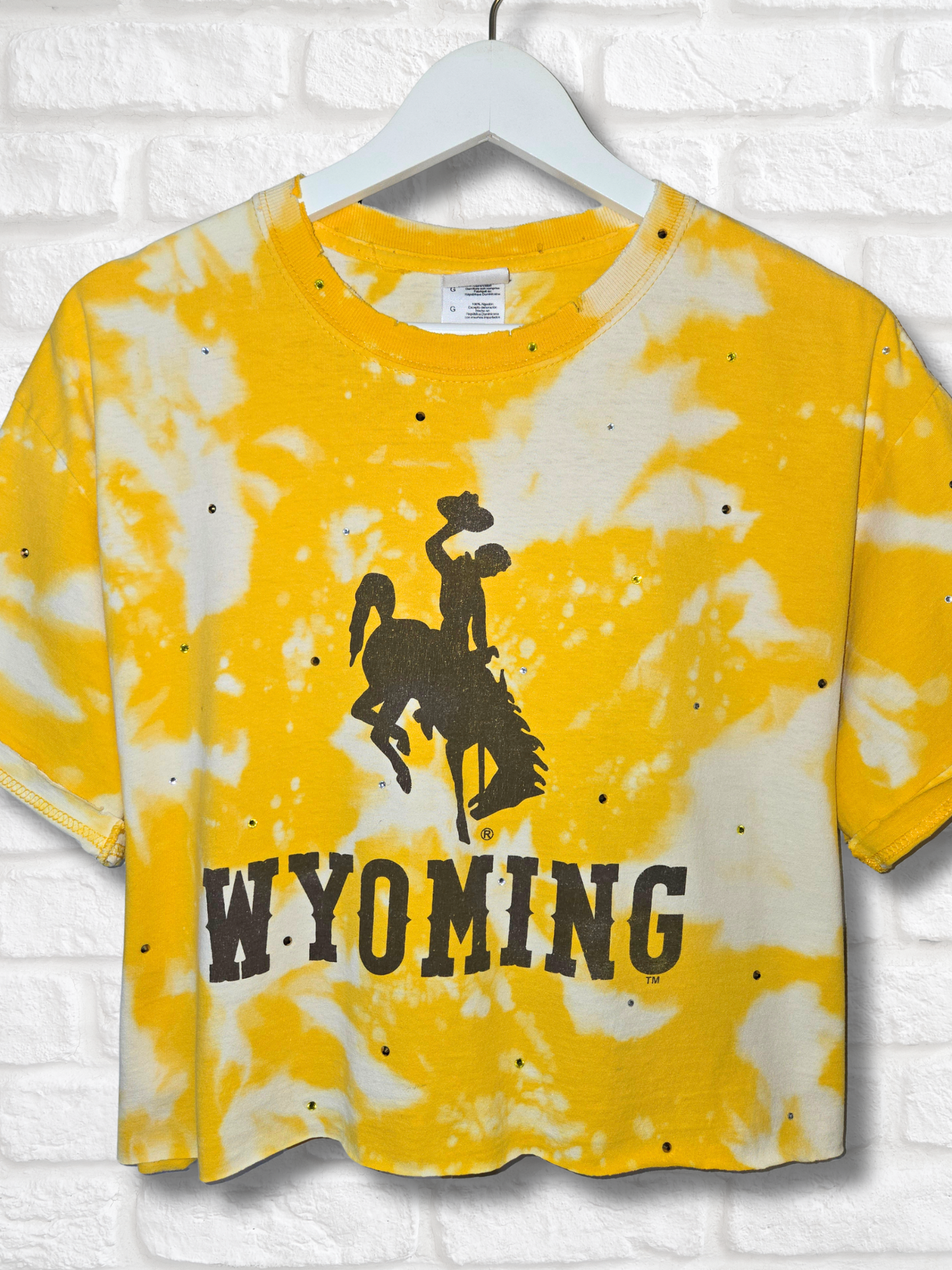 Wyoming Cowboys Crop Top- Large
