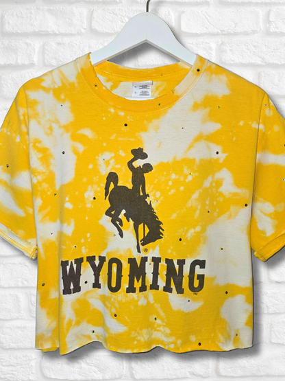 Wyoming Cowboys Crop Top- Large