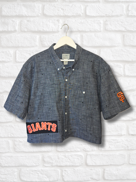 San Francisco Giants Crop Button-up - XL