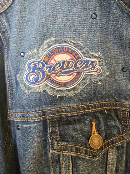 Milwaukee Brewers Loose Fit Jacket- XL