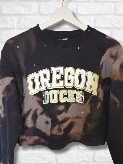 Oregon Ducks Crop Sweatshirt- Small