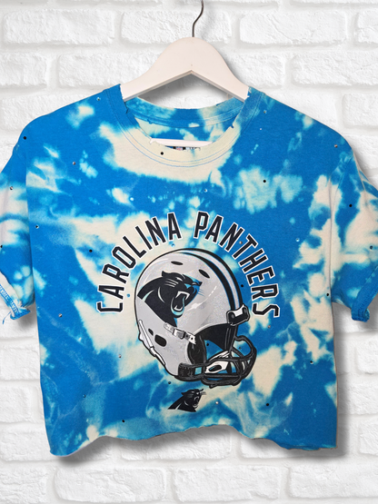 Carolina Panthers Crop Top- Medium