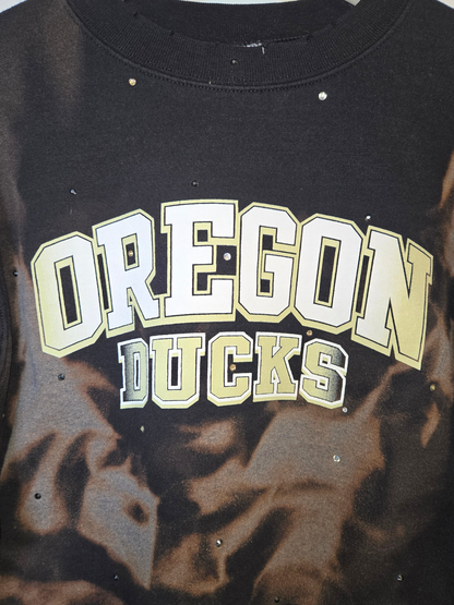 Oregon Ducks Crop Sweatshirt- Small