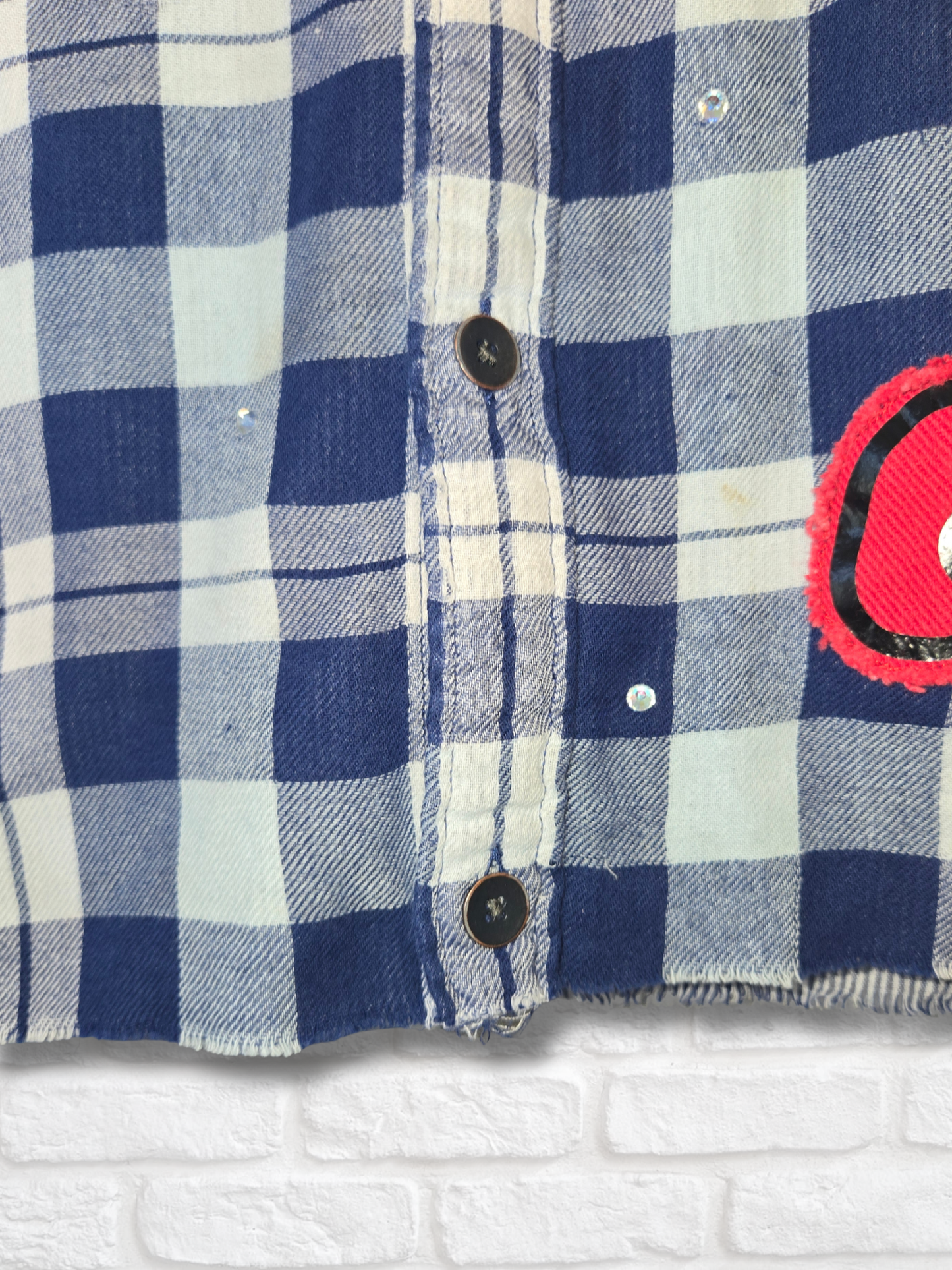 Los Angeles Dodgers HK Crop Flannel