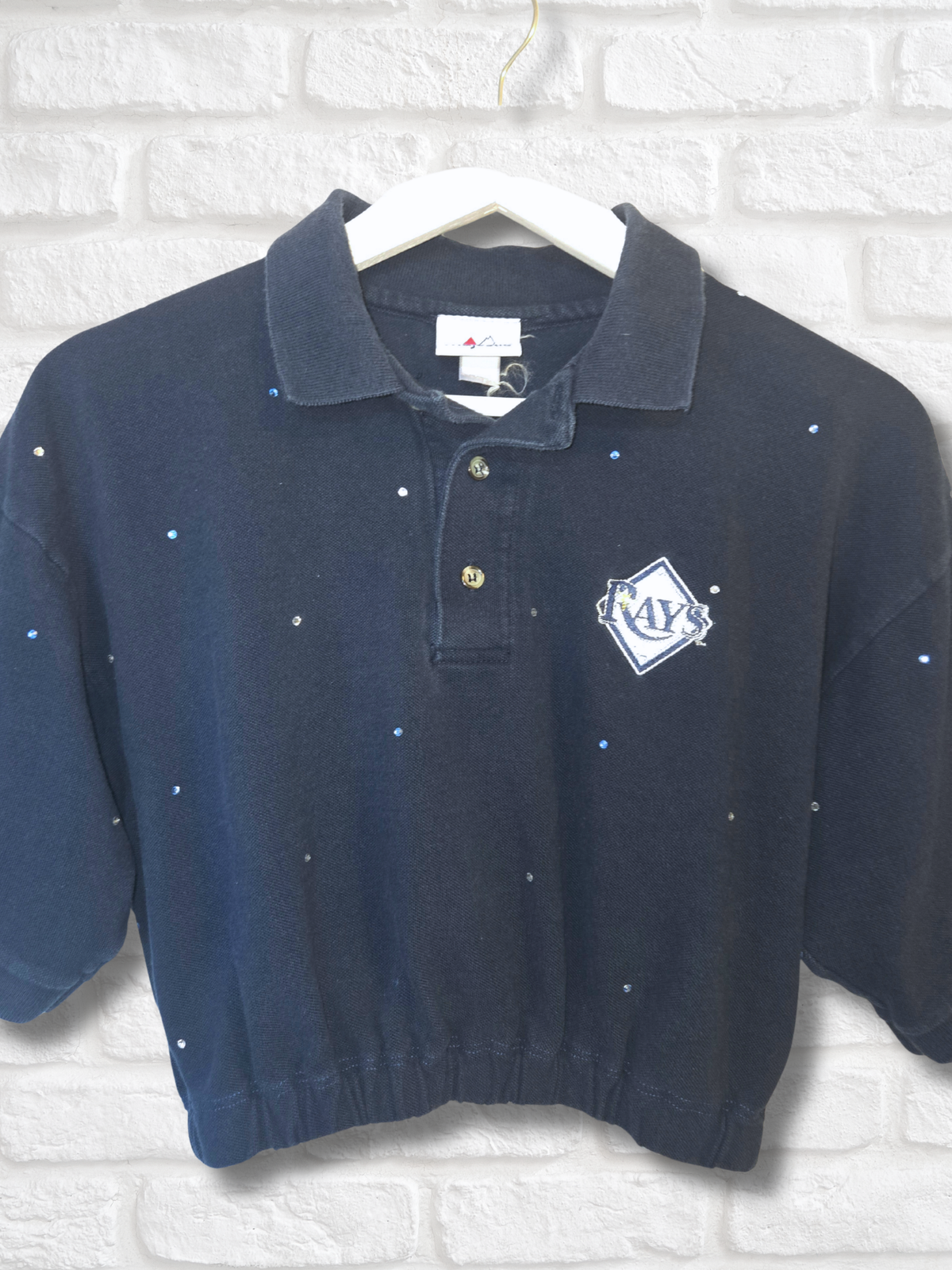 Tampa Bay Rays Crop Polo- Medium