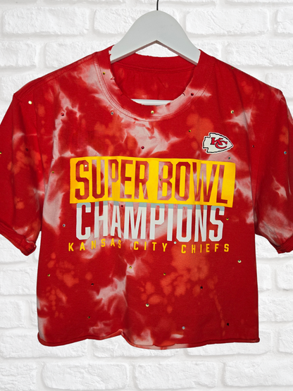 Kansas City Chiefs Crop Top- Medium