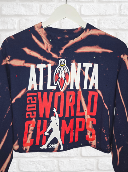 Atlanta Braves Crop Top- Medium