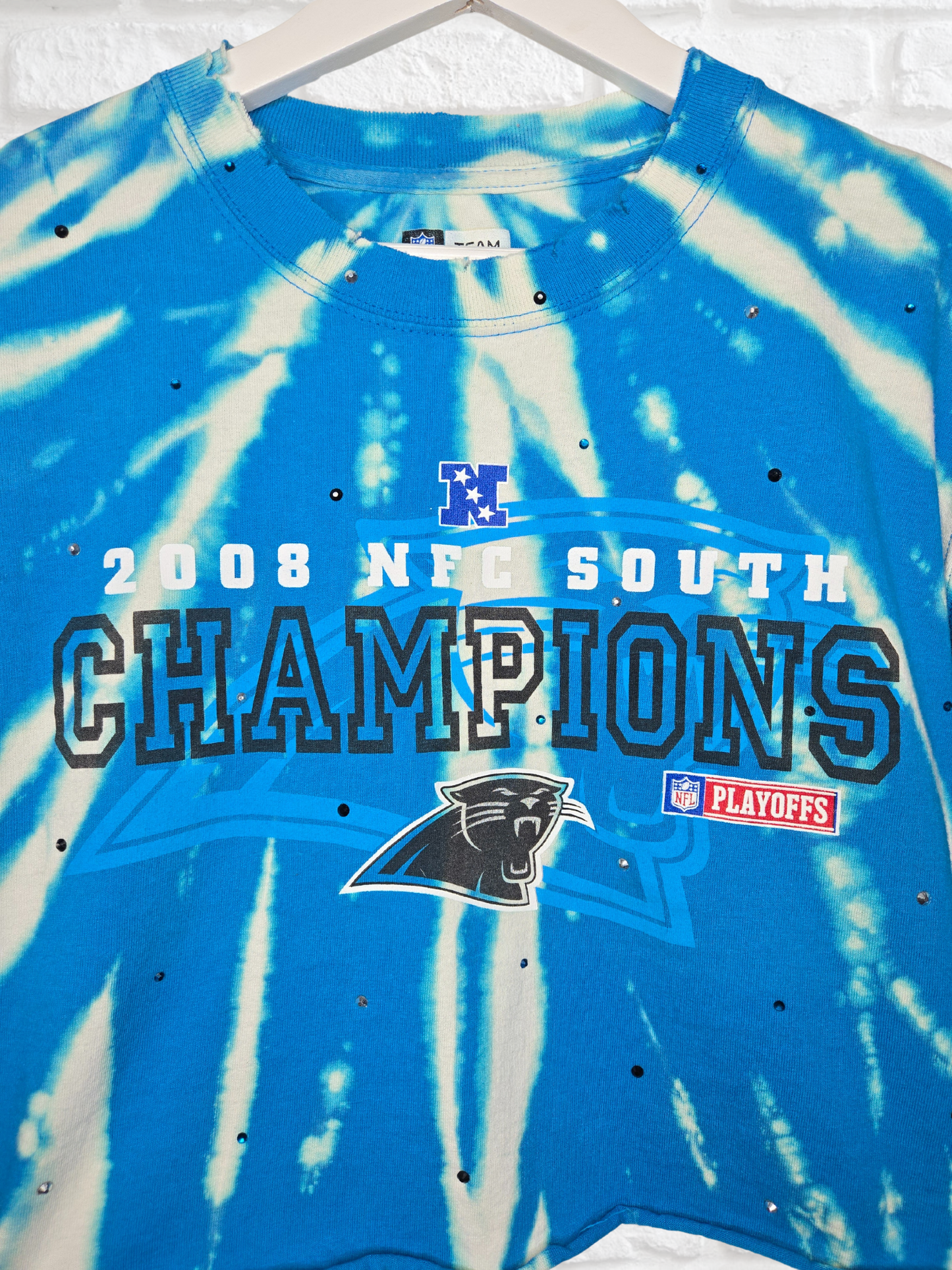 Carolina Panthers Crop Top- Medium