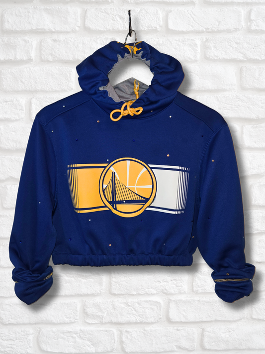 Golden State Warriors Crop Hoodie