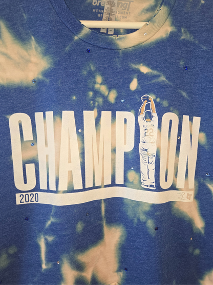 Los Angeles Dodgers Crop Top  - Small