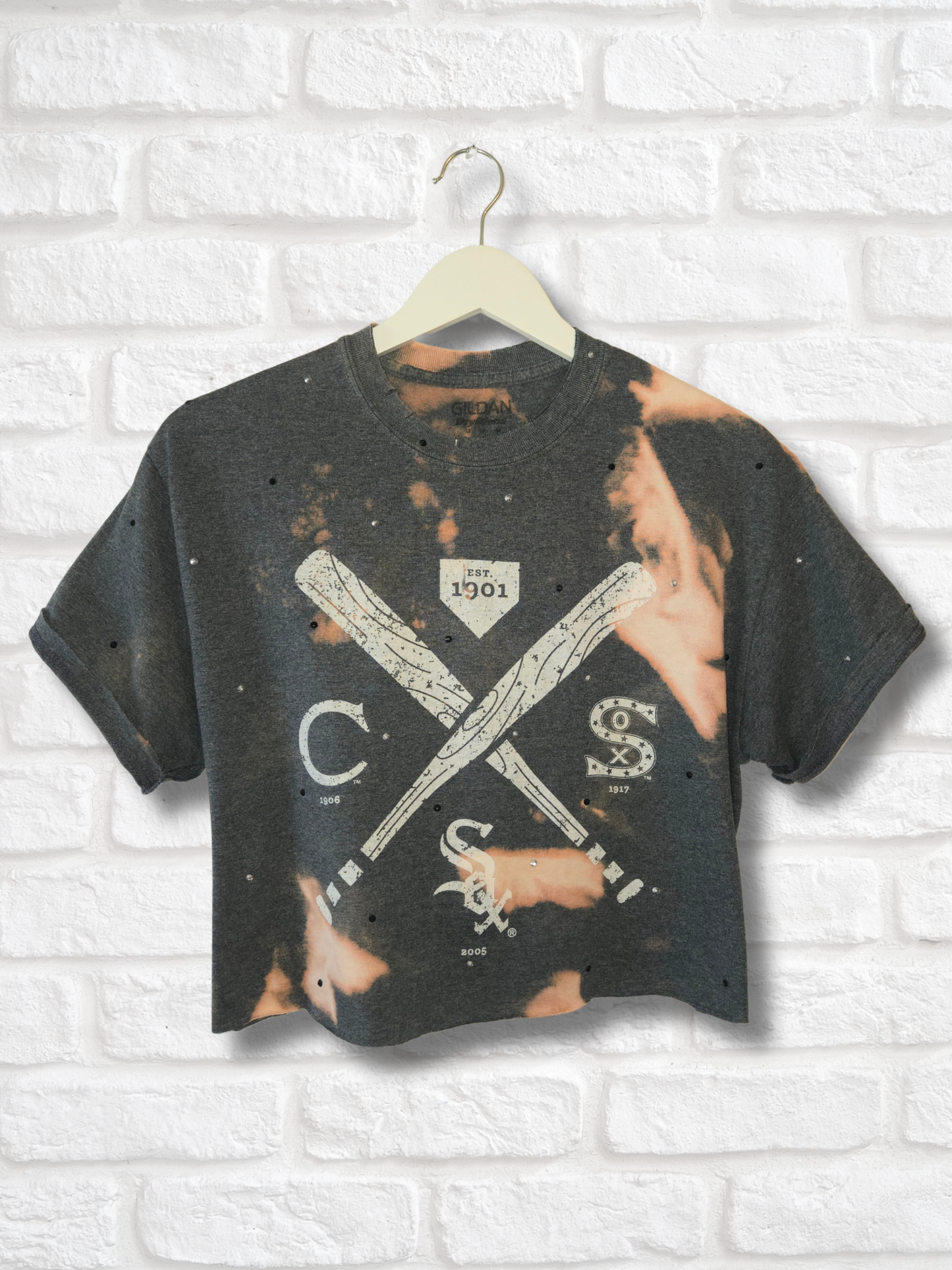 Chicago White Sox Crop Top- Medium