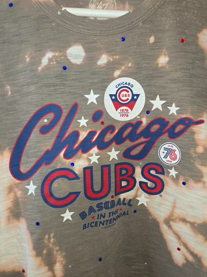Chicago Cubs Crop Top- Large