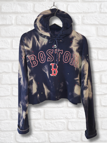 Boston Red Sox Crop Hoodie - Medium