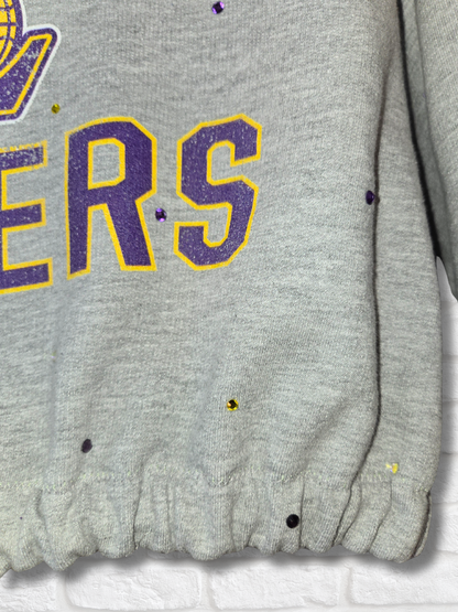 Los Angeles Lakers Crop Hoodie - Medium