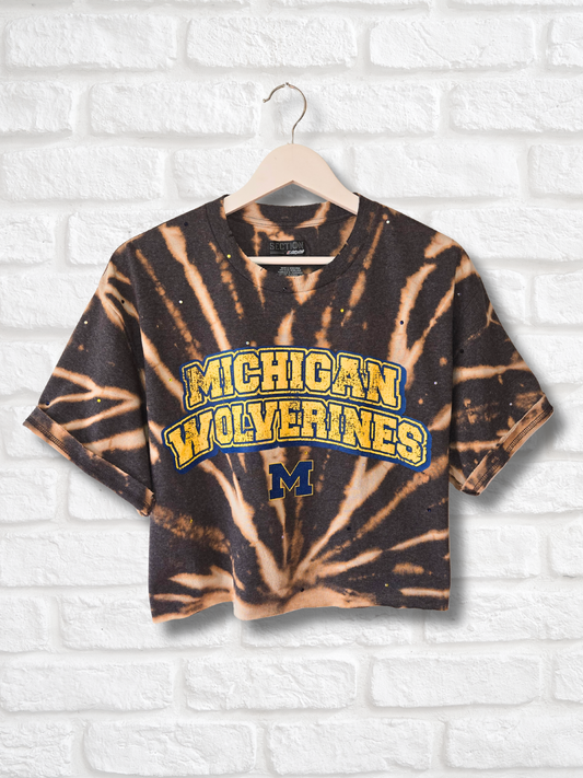 Michigan Wolverines Crop Top
