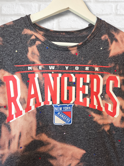 New York Rangers Crop Top