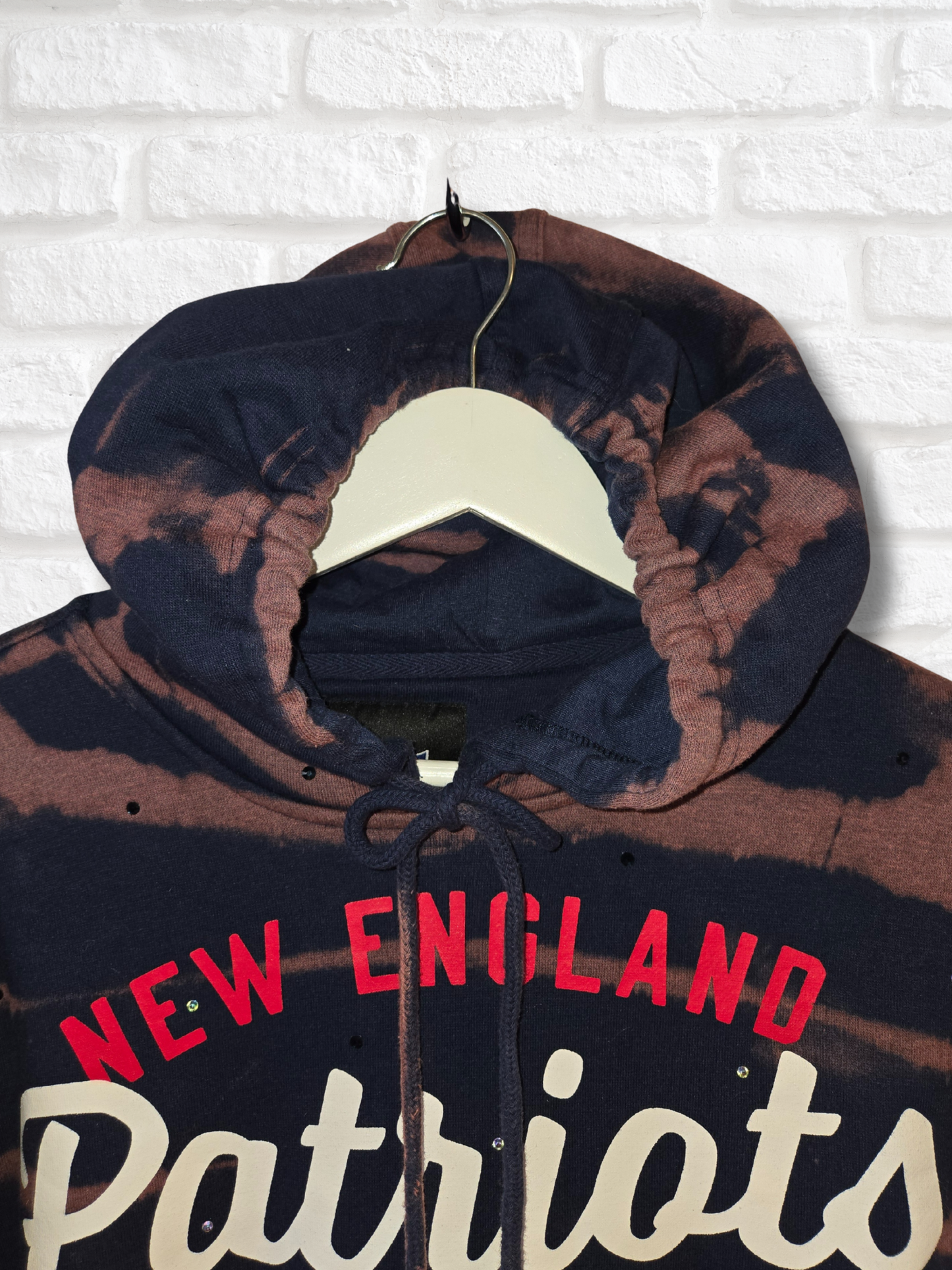 New England Patriots Crop Hoodie